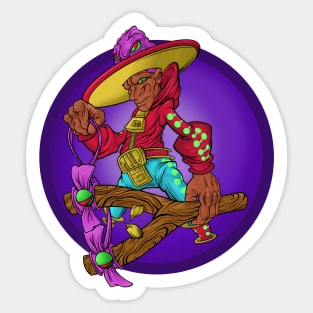 Galactic Charro Sticker